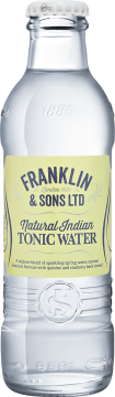 Franklin & Sons 0,2л./24шт. Natural Indian Tonic  Фрэнклин энд  Сонс Нэйчрал Индиан тоник Тоник