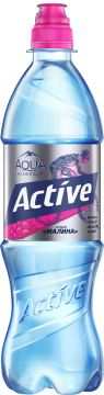 АКТИВ малина 0,5л.*12шт. Aqua Minerale Active