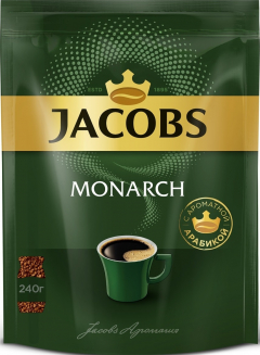 Кофе Якобс Монарх фриз-драй пакет 240 г 1/6 Jacobs