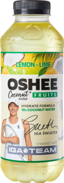 Oshee 0,555л.*6шт. Вода витаминизированная Coconut Vitamin Water Лимон Лайм  Оше