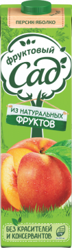 Фруктовый сад 0,95л. персик-яблоко*12шт.