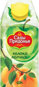 Сады Придонья 0,5л. ябл.абрикосовый./12шт.