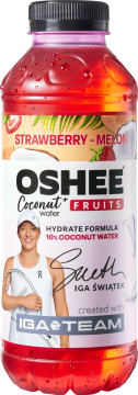 Oshee 0,555л.*6шт. Вода витаминизированная Coconut Vitamin Water Клубника и Дыня  Оше