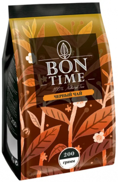 Чай черный Bontime 200г (пленка)*8шт.