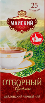 Чай Майский Отборный чёрный 25x2г 1*27