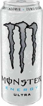 Monster Energy Ultra White 0,5л.*12шт. Энергетический напиток Монстр Энерджи