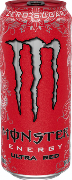 Monster Energy Ultra Red 0,5л.*12шт. Энергетический напиток Монстр Энерджи