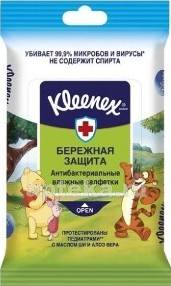 Kleenex антибактер. влажные салфетки Дисней  10 шт 1/80