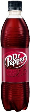 Dr. Pepper 0,45л.*12шт. Пэт Доктор Пеппер