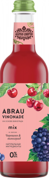 Abrau Vinonade Напиток безалкогольный Черешня-Виноград 0,375л.*12шт.
