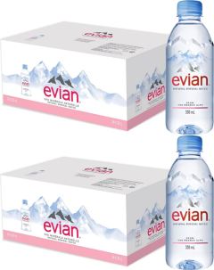 Evian 0,33л.*24шт. - 2 упаковки Эвиан