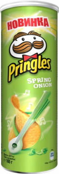 Чипсы Pringles вкус Зеленого лука 165гр./19шт. Принглс