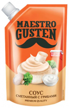 Соус «Maestro Gusten» Грибной 200гр./20шт.