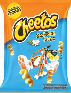 Читос сметана и лук 55гр./24шт. Cheetos