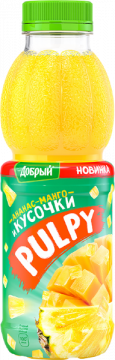 Добрый Палпи 0,45л. ананас манго*12шт. Palpy