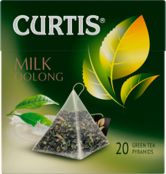 Чай Curtis Milk Oolong зеленый, пирамидки 20x1,7г 1*12 Куртис