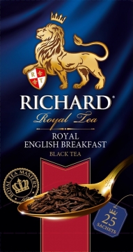 Чай Richard Royal English Breakfast 25х2 черный 1*12 Ричард