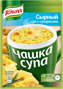 Кнорр Чашка супа  Сырный с грибами 15,5 г new 1*30