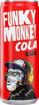 Funky Monkey Cola 0,33*12шт. Фанки Манки Кола