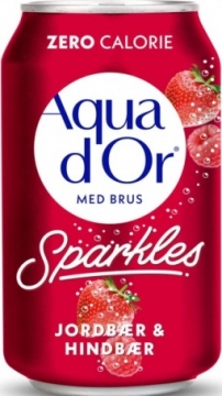 Aqua dOr Strawberry & Raspberry (клубника и малина) 0,33л./24шт.