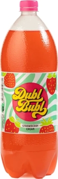 Dubl Bubl Strawberry Cream 1,5х6 pet  Напиток безалкогольный сильногазированный