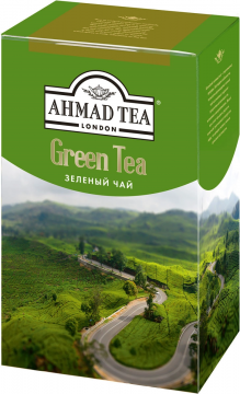Чай Ahmad Tea Зеленый листовой пачка 100г 1*12 Ахмад Ти