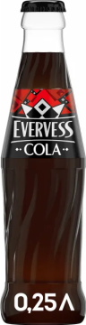 Эвервейс Кола 0,25л.*12шт. Стекло Evervess Cola