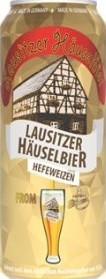 Пиво пастеризованное светлое нефильтрованное Lausitzer Huselbier Hefeweizen, 5,2%