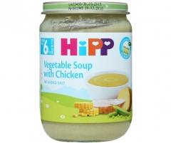 Hipp Овощной крем-суп с цыпленком с 7мес 190г. 1*6 Хипп