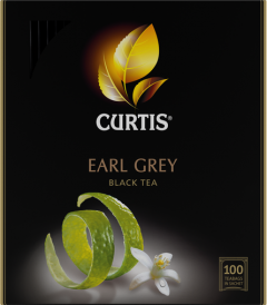 Чай Curtis Earl Grey черный ароматизированный 100x2г  1/8 Куртис