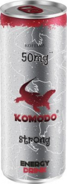 Komodo Strong 0,25л./24шт. Энергетический напиток Комодо