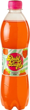 Dubl Bubl Strawberry Cream 0,5х9 pet  Напиток безалкогольный сильногазированный