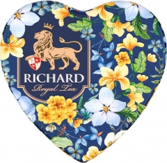 Чай Richard Royal Heart черный круп. лист жесть 30г 1*6 Ричард