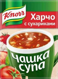 Чашка супа Кнорр харчо суп с сухариками пак. 13,7 г 1*30