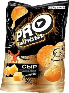 Чипсы PRO-чипсы 150г*9 со вкусом Сыра*9шт.