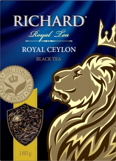 Чай Richard Royal Ceylon черный сред.лист 180г 1*12 Ричард