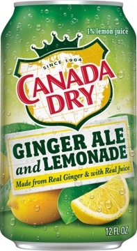 Canada Dry Ginger Ale & Lemonade 0,35л./12шт. Канада Драй