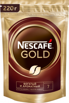 Кофе Nescafe Gold фриз-драй пакет 220гр. Нескафе Голд