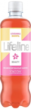 LifeLine Beauty Клубника и Ваниль 0,5л./12шт. Лайфлайн