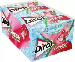Dirol X-Fresh Арбузный лед жевательная резинка без сахара с арбузным вкусом 2гр./100шт. Дирол