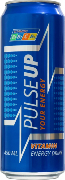 PULSE UP Energy 0,33л.*12шт. ПУЛЬСАП Энерджи Напиток б/а тонизирующий энергетический
