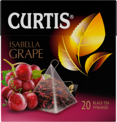 Чай Curtis Isabella Grape чёрный ароматизированный, пирамидки 20x1,8 1*12 Куртис