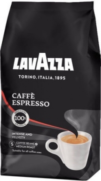 Кофе Лавацца Эспрессо натуральн. зерно 1кг. Lavazza Caffe Espresso