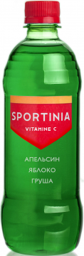 Sportinia Vitamine C (1000 mg) Апельсин /Яблоко /Груша 0,5л./12шт. Спортиния