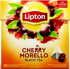 Lipton Cherry Morel 20*1,7Гр. Пак Пачка Липтон