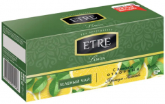 ETRE Чай зеленый с ар.лимона 25пак (картон)*24шт.