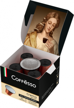 Кофе Coffesso Crema Delicato капсула 50г Coffesso