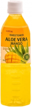 Алоэ Вера Lotte манго 0,5л.*20шт. Aloe Vera Lotte