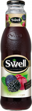 Swell Нектар Лесные ягоды (клюква-черника-ежевика) 0,75л.*6шт. Свелл