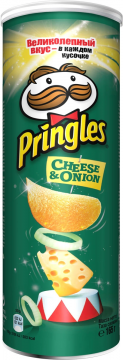 Чипсы Pringles вкус Сыра и Лука Ralfie 2017 165гр./19шт. Принглс